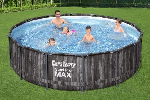 Basen Stelażowy 14FT 427x107 cm Steel Pro Max BESTWAY