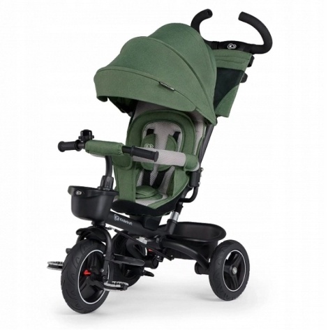 KinderKraft SPINSTEP Składany rowerek trójkołowy 5w1 - Pastel Green