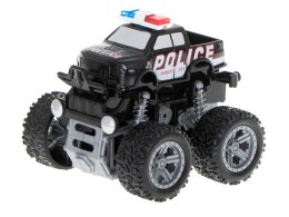 Samochód terenowy Monster Truck z napędem auto policyjne amortyzatory 1:36