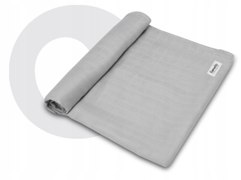 Bamboo Grey Swaddle Lionelo otulacz kocyk bambusowy - Grey Stone