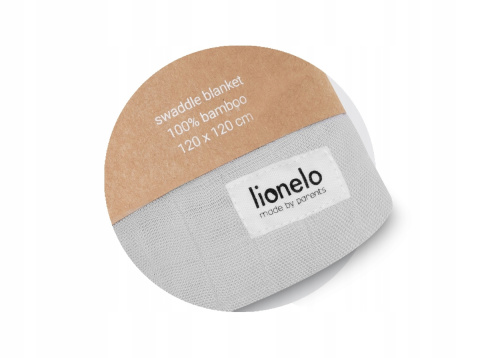 Bamboo Grey Swaddle Lionelo otulacz kocyk bambusowy - Grey Stone