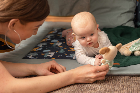 Namiot Indiańskie Tipi POLANA ZIELONY kącik zabaw Sensillo