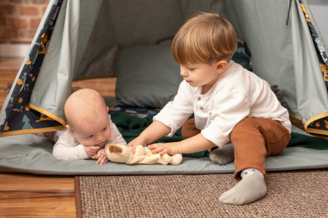 Namiot Indiańskie Tipi POLANA ZIELONY kącik zabaw Sensillo