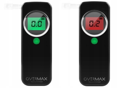 OVERMAX AD-02 Profesjonalny alkomat półprzewodnikowy