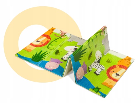 ROBBY Lionelo Duża mata edukacyjna dwustronna 180x200 cm