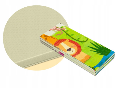 ROBBY Lionelo Duża mata edukacyjna dwustronna 180x200 cm