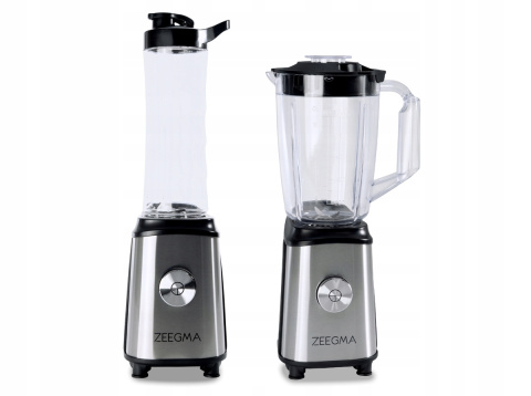 ZEEGMA VITAMINE Blender kielichowy 4w1 1050W + dwa bidony