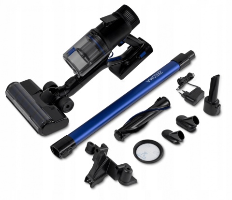 ZEGMA ZONDER KLAAR Odkurzacz pionowy bezprzewodowy 3w1 400W