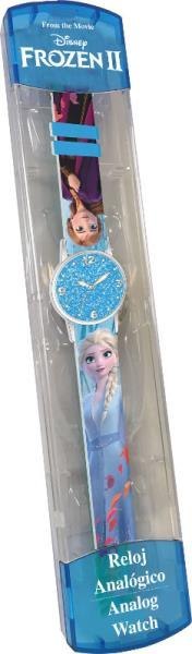 Zegarek analogowy z brokatem Frozen 2. Kraina Lodu WD20767 Kids Euroswan