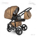 Sirion Eco 3w1 Camarelo wózek wielofunkcyjny z fotelikiem KITE 0-13kg Polski Produkt - SiE-12