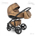 Sirion Eco 3w1 Camarelo wózek wielofunkcyjny z fotelikiem KITE 0-13kg Polski Produkt - SiE-12