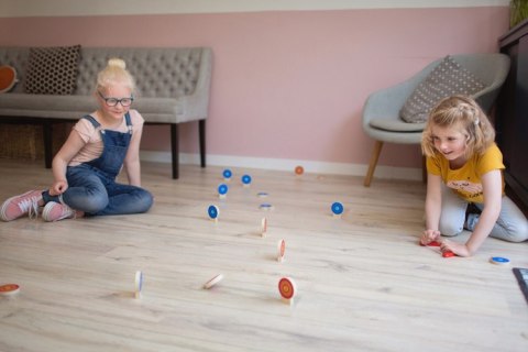 BS Toys, drewniana gra zręcznościowa Kolorowy cel - uszkodzone opakowanie 5% RABAT