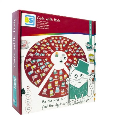 Gra logiczna i obserwacyjna dla dzieci - BS Toys Kot w Kapeluszu