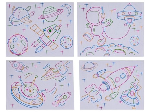 Magiczna, Podświetlana Tablica Do Malowania Rysowania + Okulary 3D OCEAN