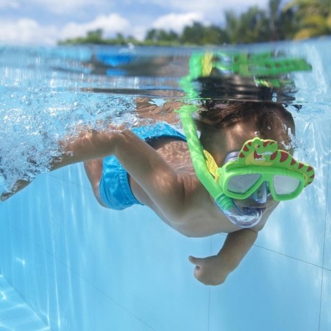 Maska Do Nurkowania Z Rurką Zwierzątka Niebieska Bestway 24059