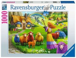 Puzzle 1000el Kolorowa wełna 169498 RAVENSBURGER