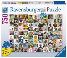 Puzzle 750el XXL - 99 Lovable Dogs 169399 RAVENSBURGER