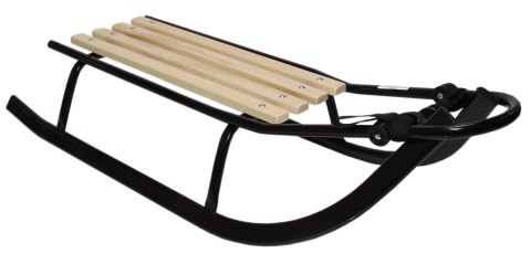 Sanki Kubuś 2 z oparciem czarne Dodo