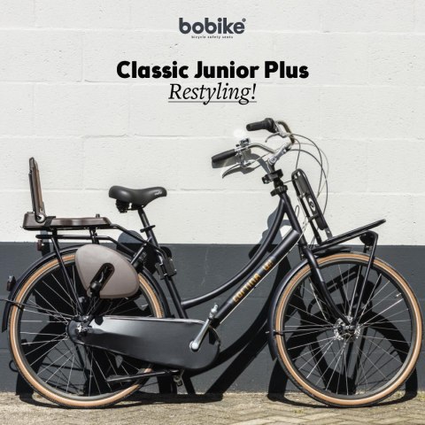 Fotelik row. Bobike Junior PLUS urban black