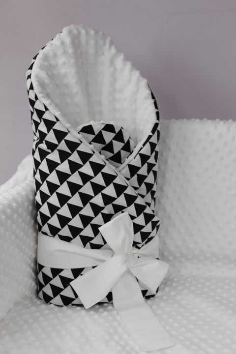 COMISIE - Rożek Becik 3w1 niemowlęcy 75x75 Minky