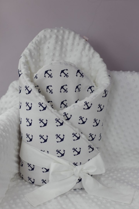 COMISIE - Rożek Becik 3w1 niemowlęcy 75x75 Minky