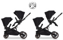 AVEC 3w1 CAVOE wózek dla bliźniaków lub dzieci rok po roku - Frost