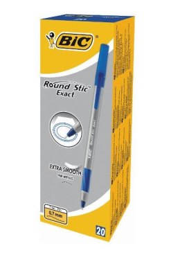 Długopis BiC Round Stick Exact niebieski p20. BIC (cena za 1szt)