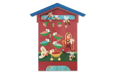 Scratch, Dwustronne Puzzle XL (2 x 20 elem) Pszczoły i Ul