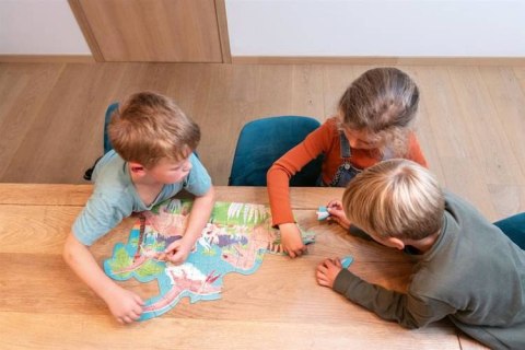 Scratch, Dwustronne Puzzle XL (2 x 20 elem) Pszczoły i Ul