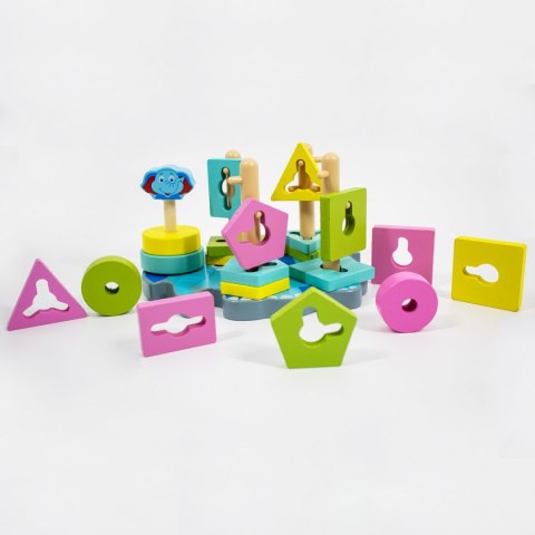 UKŁADANKA DREWNIANA