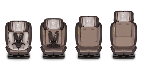 AART Lionelo fotelik samochodowy 0-36 kg 0-12 lat - Beige Latte