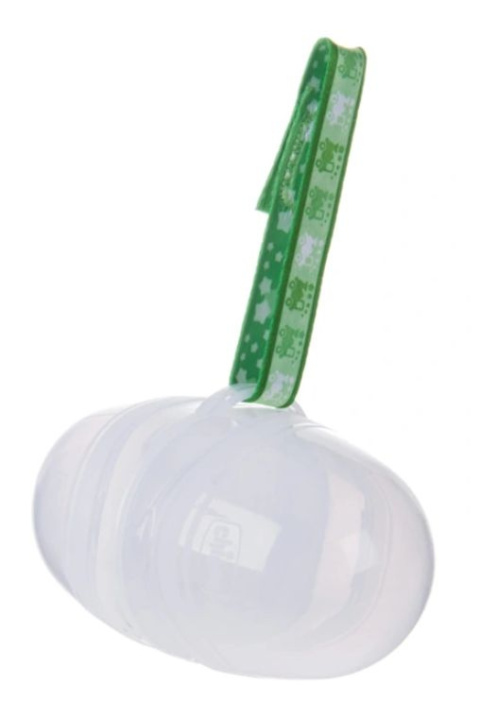 Chicco Podwójne Etui Do Smoczka - biały transparentny