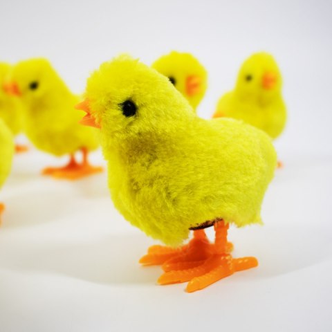 KURCZACZEK NAKRĘCANY 9 CM.