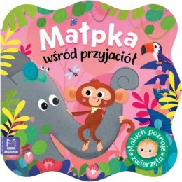 Książka Małpka wśród przyjaciół. Maluch poznaje zwierzęta