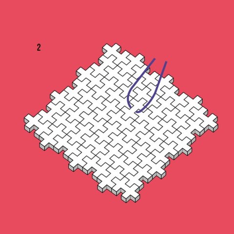 Plus-Plus Mini, Puzzle po numerach 800 szt - Kula ziemska