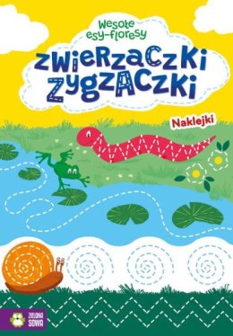 Książka Wesołe esy-floresy. Zygzaczki zwierzaczki. ZIELONA SOWA