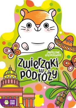 Książka Zakręcone kolorowanie. Zwierzaki w podróży. ZIELONA SOWA