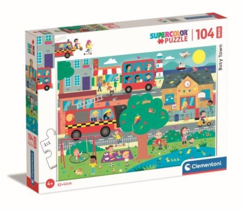 Clementoni Puzzle 104el Maxi podłogowe Busy Town 23766 p.6