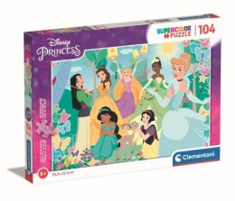 Clementoni Puzzle 104el z brokatem Princess. Księżniczki 20346 p.6