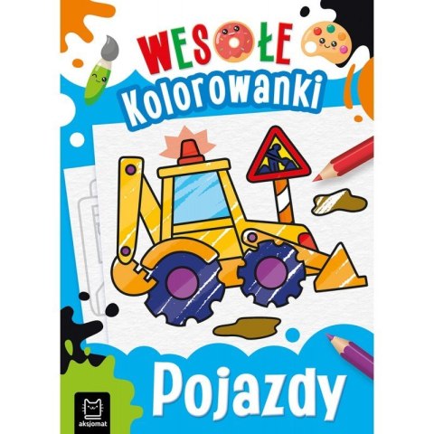 Wesołe kolorowanki pojazdy