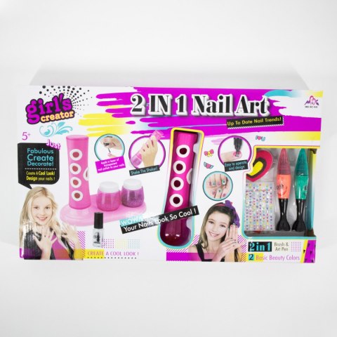 Zestaw do ozdabiania paznokci z suszarką