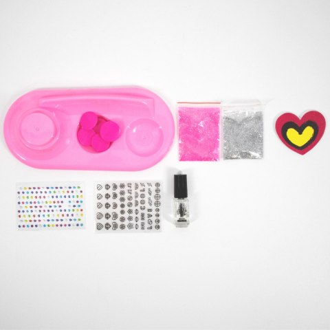 Zestaw do ozdabiania paznokci z suszarką