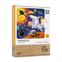 Ekopuzzle 32el z zadaniami Przygody w kosmosie Zu&Berry Muduko