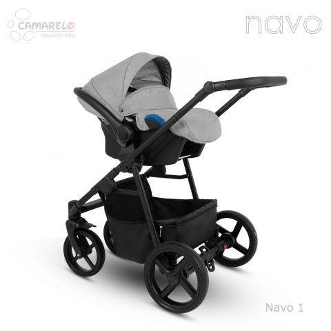 NAVO Camarelo 3w1 wózek wielofunkcyjny z fotelikiem KITE 0-13kg Polski Produkt kolor 01