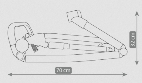 NAVO Camarelo 3w1 wózek wielofunkcyjny z fotelikiem KITE 0-13kg Polski Produkt kolor 02
