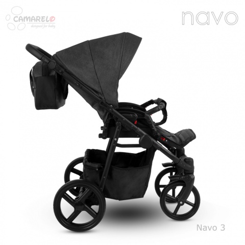 NAVO Camarelo 3w1 wózek wielofunkcyjny z fotelikiem KITE 0-13kg Polski Produkt kolor 03