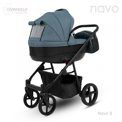 NAVO Camarelo 3w1 wózek wielofunkcyjny z fotelikiem KITE 0-13kg Polski Produkt kolor 08