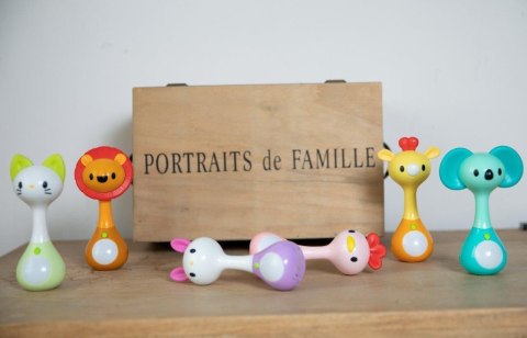 B-Sensoryczna grzechotka gryzak Light&Music LEW