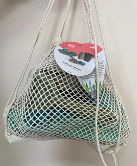 BLUE MARINE Toys Łódka i zestaw do piasku w plecak