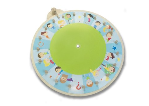 BS Toys, drewniana gra towarzyska Koło zadań XL (45 cm)